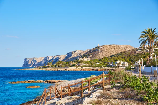 Playa de Denia Las Rotas en el Mediterráneo España — Foto de Stock