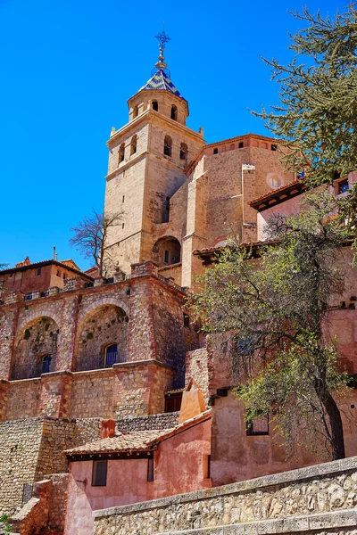 De middeleeuwse stad Albarracin at Teruel Spanje — Stockfoto
