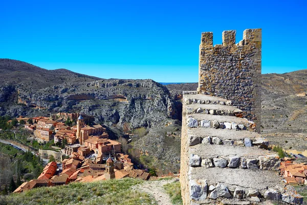 アルバラシン テルエル スペイン中世の町 — ストック写真