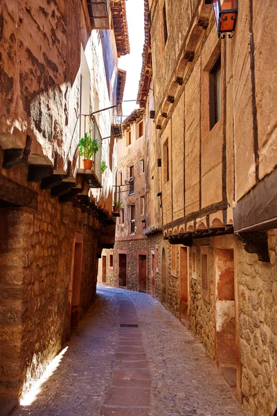 Albarracin cidade medieval em Teruel Espanha — Fotografia de Stock