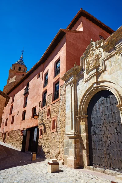 De middeleeuwse stad Albarracin at Teruel Spanje — Stockfoto