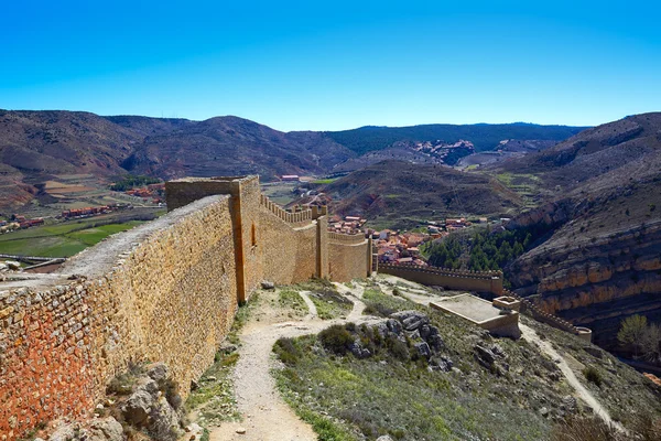 Teruel İspanya Albarracin ortaçağdan kalma şehir — Stok fotoğraf