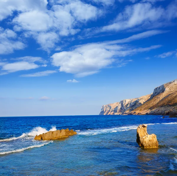 Spiaggia di Las Rotas a Denia Alicante — Foto Stock