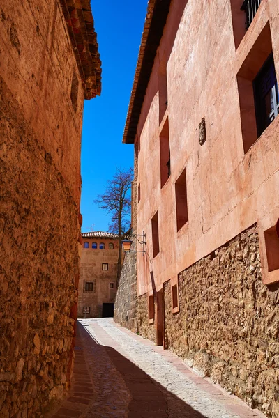 Albarracin középkori város: Teruel, Spanyolország — Stock Fotó