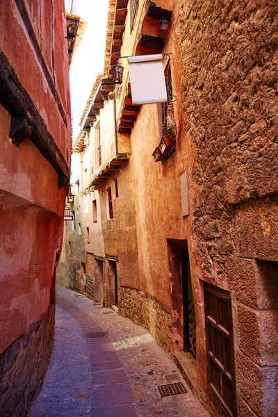 Albarracin középkori város: Teruel, Spanyolország — Stock Fotó