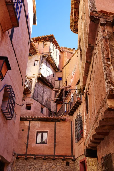 Albarracin középkori város: Teruel, Spanyolország — Stock Fotó