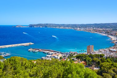 Javea Xabia Köyü Akdeniz İspanya'da hava