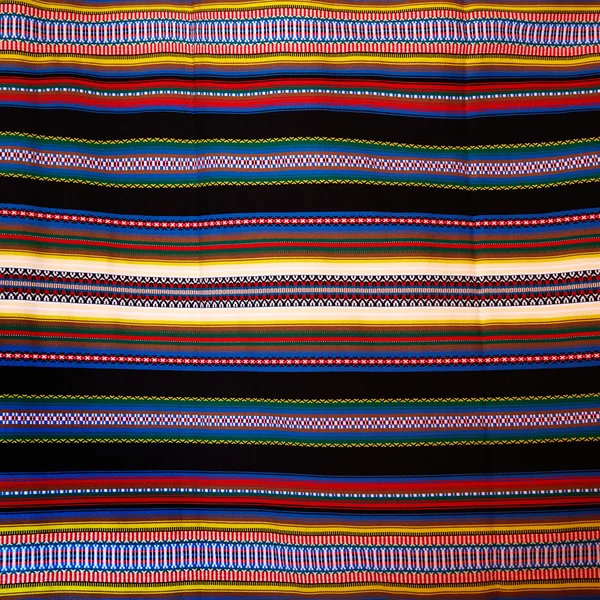 Aragon typical blanket with stripes arab heritage — Stock Photo, Image