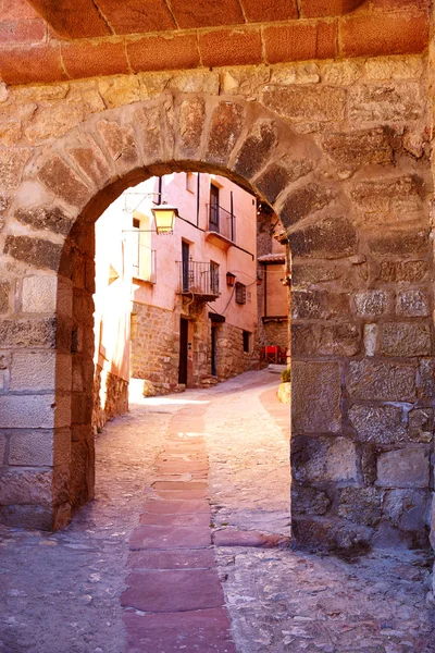 Середньовічне місто Albarracin в Іспанії Teruel — стокове фото