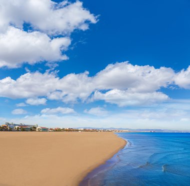 Valencia Malvarrosa beach Las Arenas İspanya