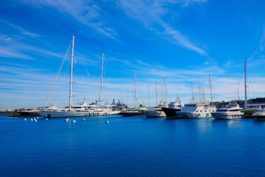 Puerto de Valencia marina port Akdeniz İspanya 