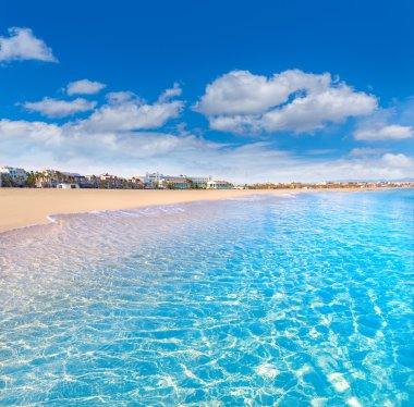 Valencia Malvarrosa beach Las Arenas İspanya