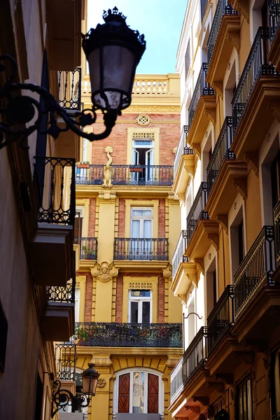 Valencia Downtown perto da rua Sant Vicent — Fotografia de Stock