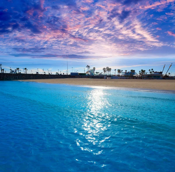 Valencia Malvarrosa beach Las Arenas İspanya — Stok fotoğraf