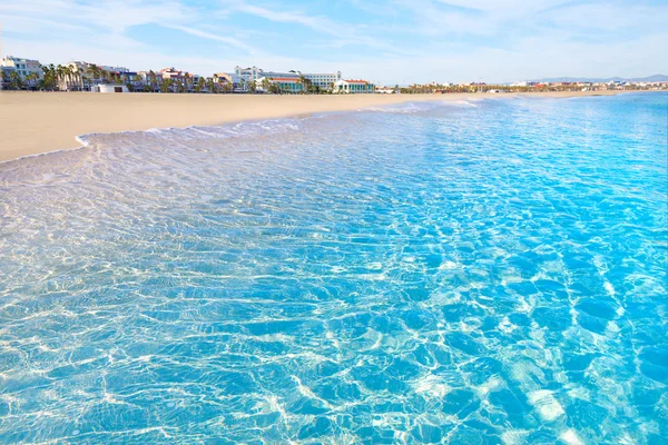 Valencia Malvarrosa Strand Las Arenas, Spanje — Stockfoto