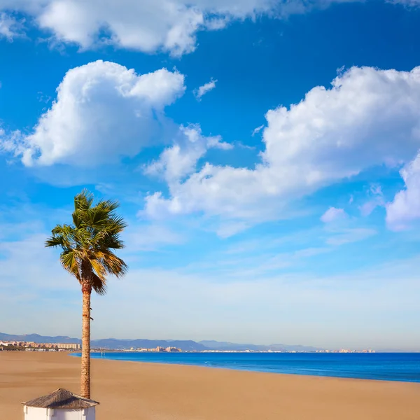 Valencia Malvarrosa beach Las Arenas Hiszpania — Zdjęcie stockowe