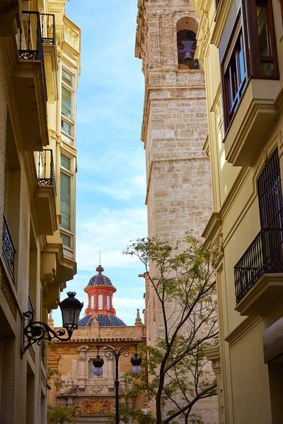 Valencia centra poblíž Sant Vratislav street — Stock fotografie