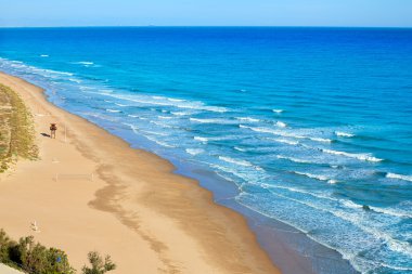 Cullera Dosel plaj hava Akdeniz İspanya
