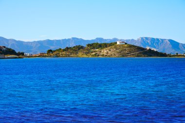 Cullera ermita Kilisesi Valencia İspanya tepede