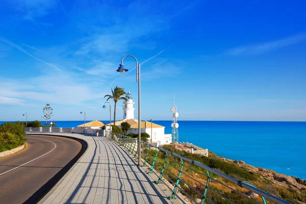 Cullera fyr i Valencia i Spanien — Stockfoto