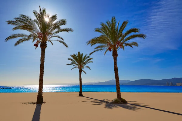 Cullera Playa los Olivos praia Valência em Espanha — Fotografia de Stock