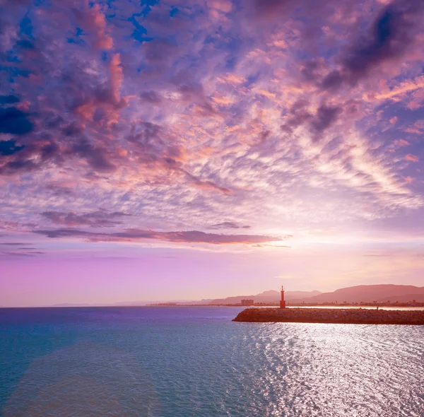 Cullera Xuquer åmynningen Júcar i Valencia — Stockfoto