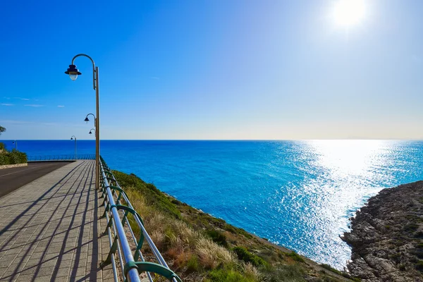 Cullera Mar Mediterrâneo em Valência Espanha — Fotografia de Stock