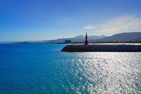 Cullera Xuquer gură de râu Jucar în Valencia — Fotografie, imagine de stoc