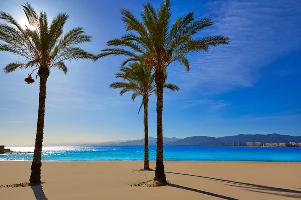 Cullera Playa los Olivos praia Valência em Espanha — Fotografia de Stock