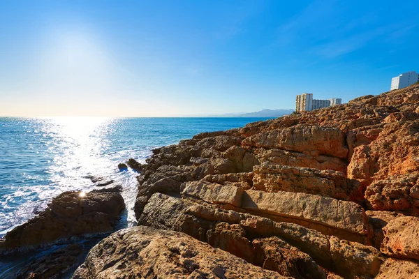 Cullera Middellandse Zee in Valencia-Spanje — Stockfoto