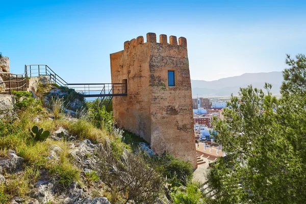 Cullera Torre de la Reina Mora toren in Valencia — Stockfoto