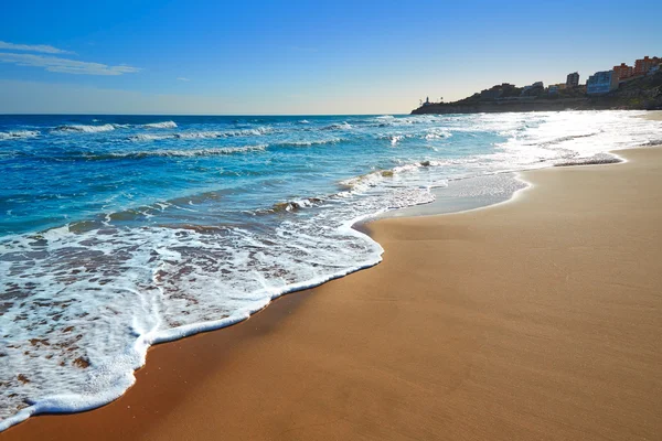 Cullera Dosel praia Mediterrâneo valência — Fotografia de Stock