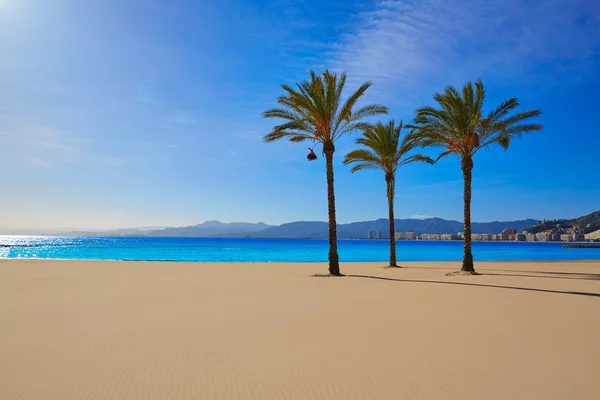 Cullera Playa los Olivos beach, Valencia, Spanyolország — Stock Fotó