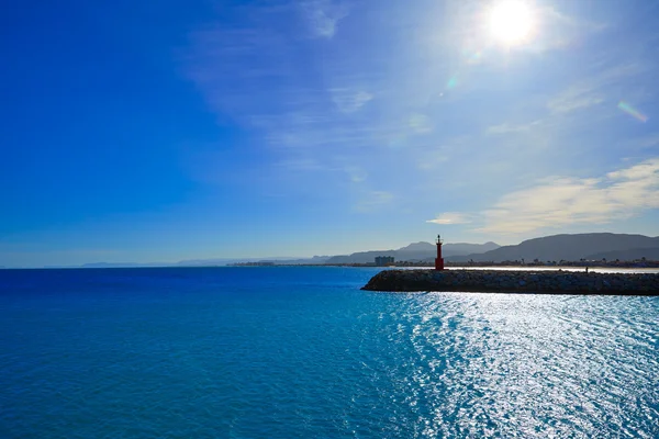 Cullera Xuquer riviermond Jucar in Valencia — Stockfoto