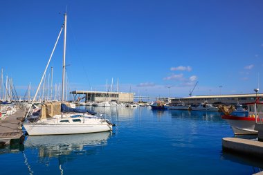 Denia marina port Alicante, İspanya
