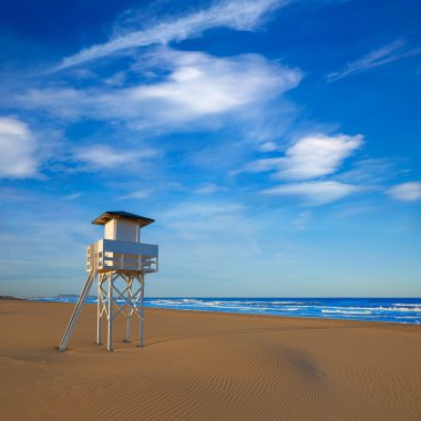 Gandia beach Valencia, İspanya