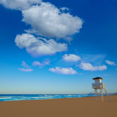 Gandia beach Valencia, İspanya