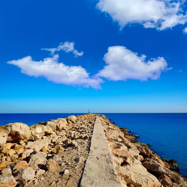 Cullera Xuquer riviermond Jucar in Valencia — Stockfoto