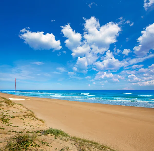 Cullera Playa del Dosel Valencia mediterránea — Foto de Stock
