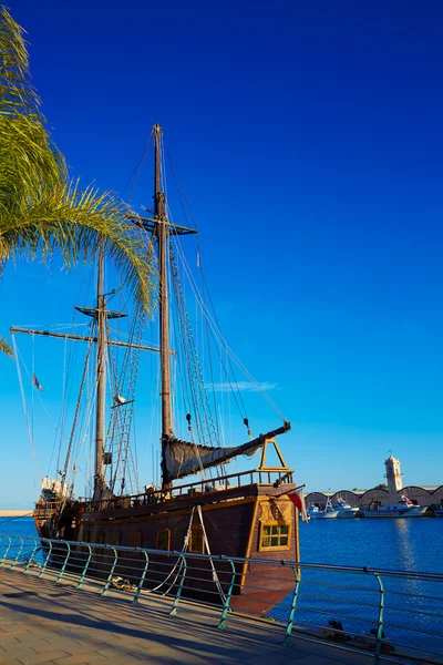 Promenade portuaire de Gandia Méditerranée Valence — Photo