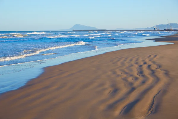 Gandia beach in Valencia of Spain — Stock Photo, Image