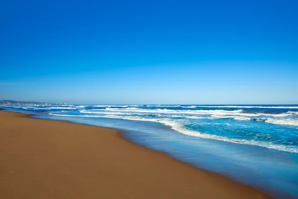 Ταβέρνες στην παραλία de Valldigna παραλία αμμόλοφους στην Valencia — Φωτογραφία Αρχείου
