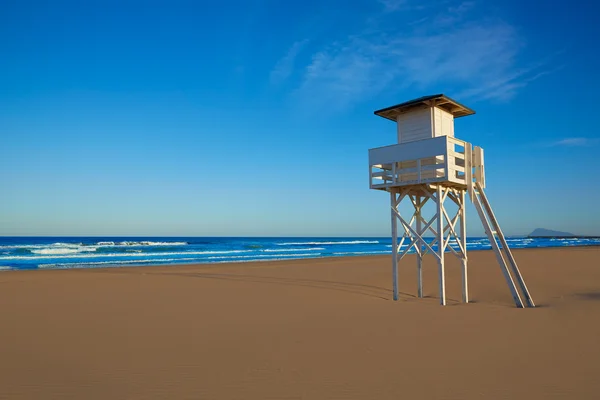 Gandia beach in Valencia of Spain — Stock Photo, Image