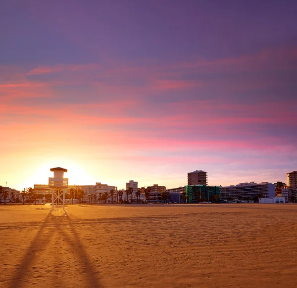 Plage de Gandia à Valence en Espagne — Photo