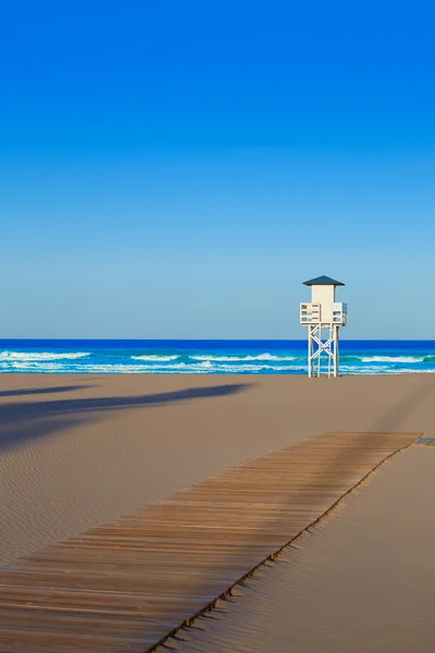 Plage de Gandia à Valence en Espagne — Photo