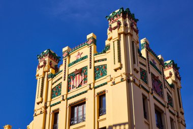 Valencia tren Kuzey İstasyonu cephe İspanya