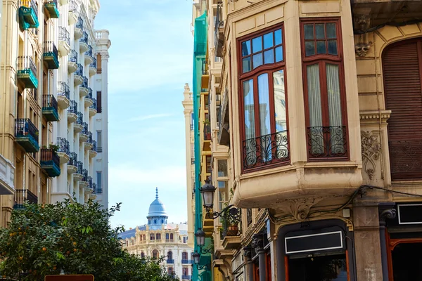 Valencia Downtown w pobliżu Ayuntamiento square — Zdjęcie stockowe