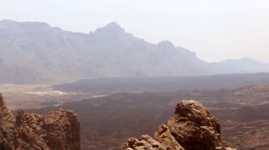 Tenerife 'deki Teide Ulusal Parkı Kanarya Adaları 