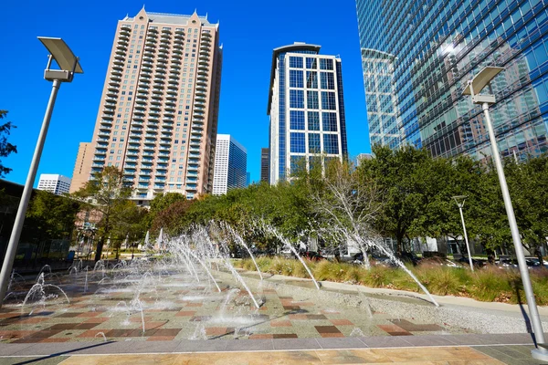 Houston Discovery zelený park v centru — Stock fotografie
