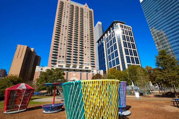 Houston discovery green park in der Innenstadt — Stockfoto